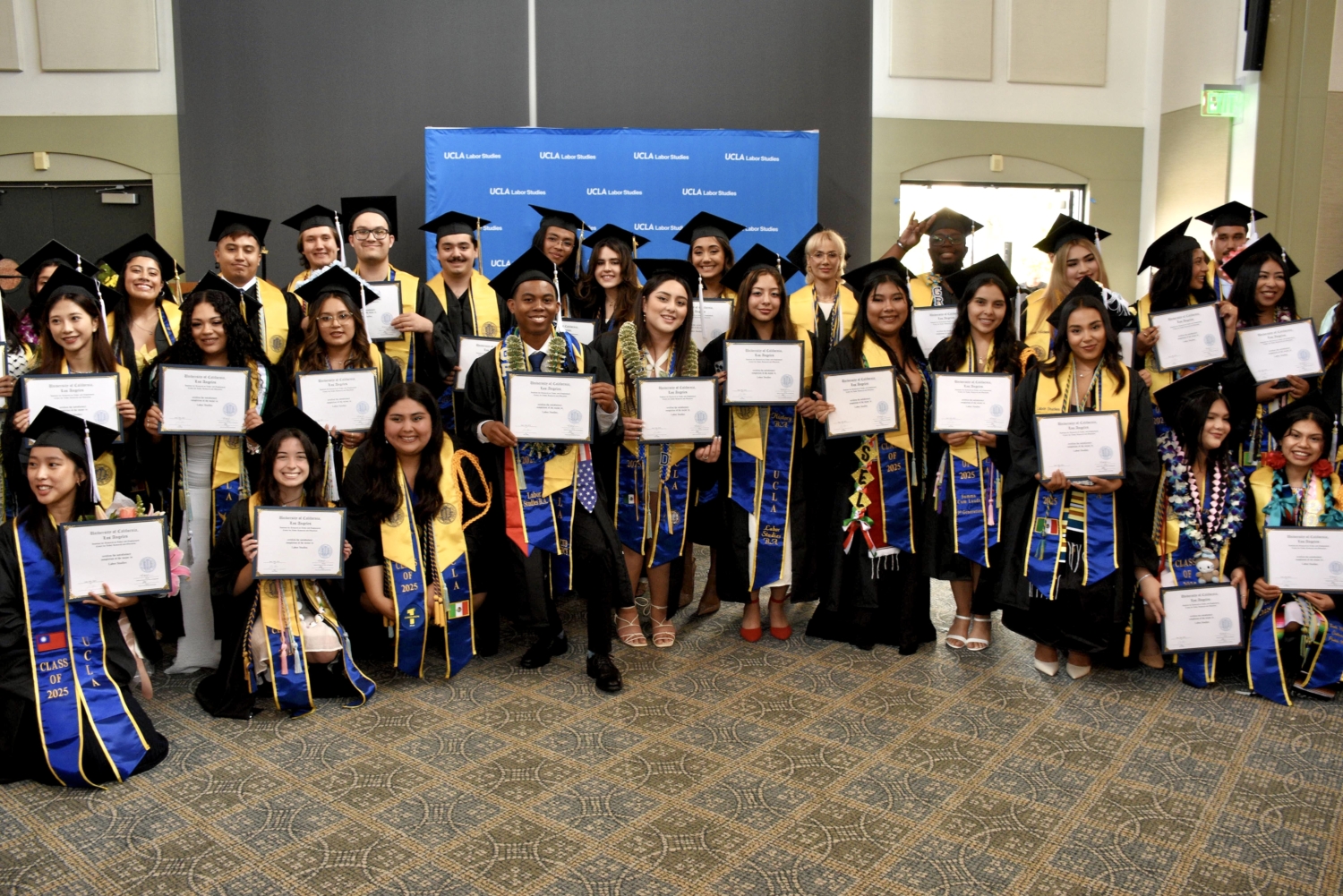 Labor Studies Graduation group photo