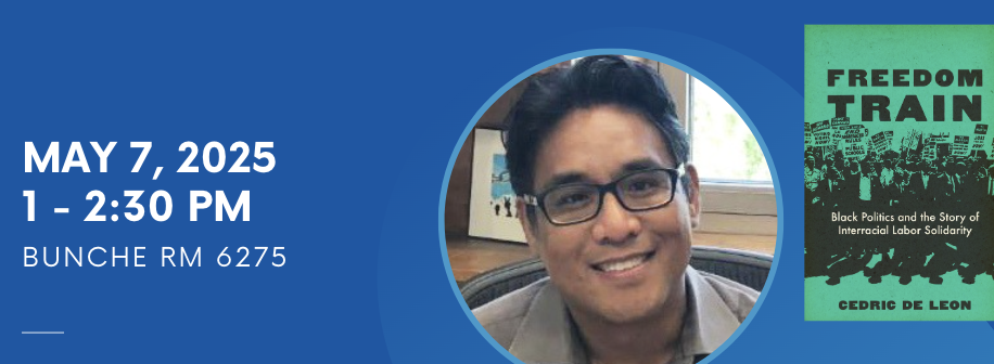 Freedom Train book talk with Cedric De Leon