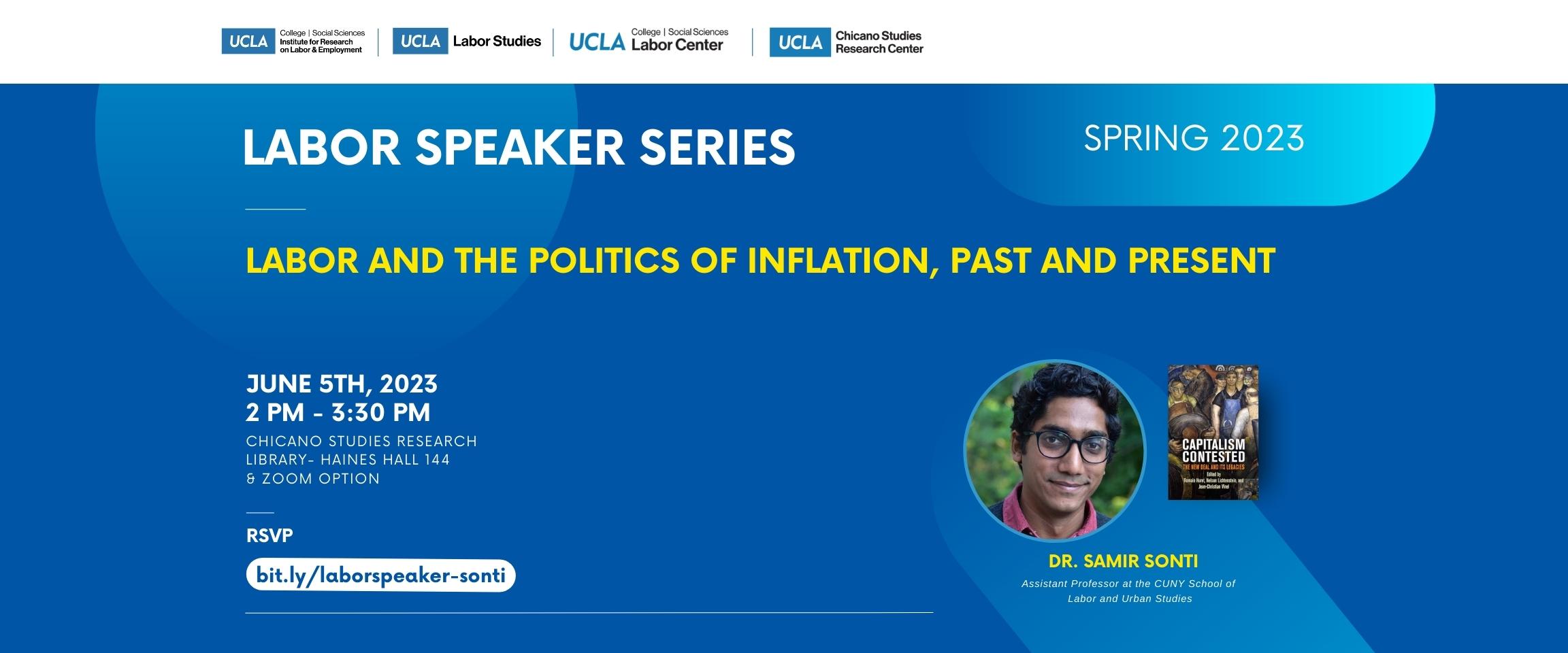 Labor Speaker Series: Labor and the Politics of Inflation, Past and Present