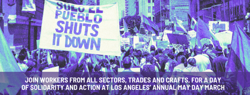 May Day March flyer
