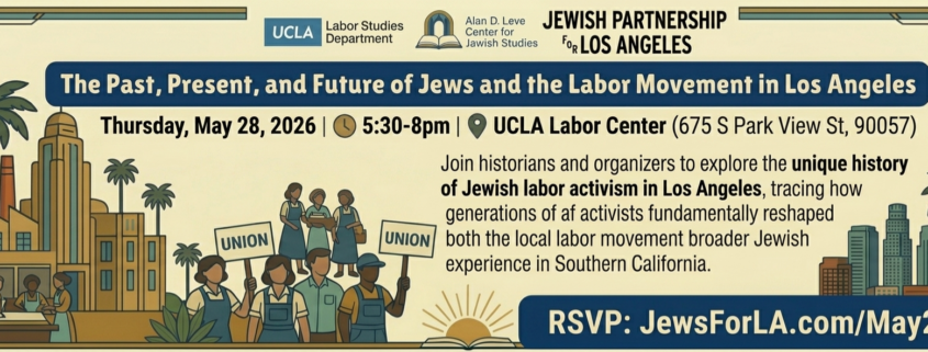 past present future jews labor studies event flyer