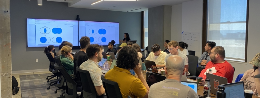 UCLA Coding bootcamp with students learning