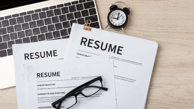 Pile of Resumes